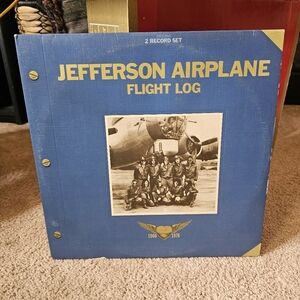 Jefferson Airplane Flight Log Vintage Double Vinyl Record
